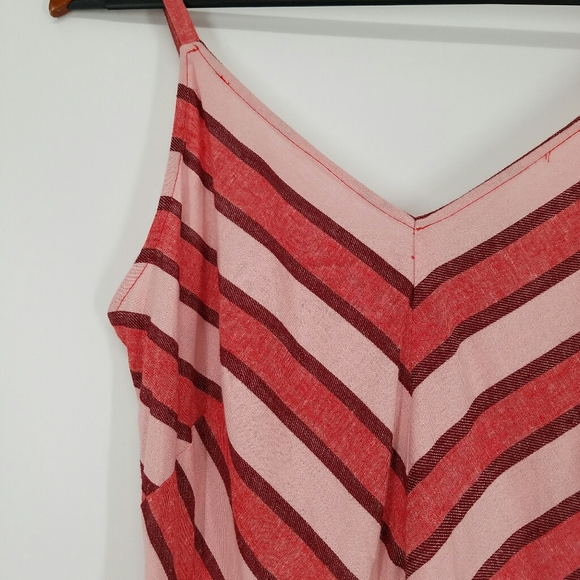 ECI NEW Colorblock Stripe Flounce Hem Dress Size 8 - Picture 4 of 8